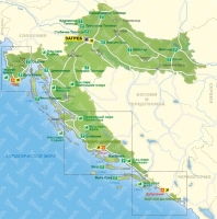 Карта туров в Хорватию